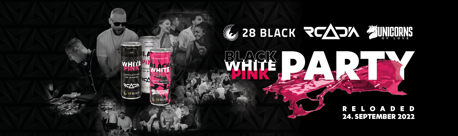 BLACK WHITE PINK PARTY RELOADED
